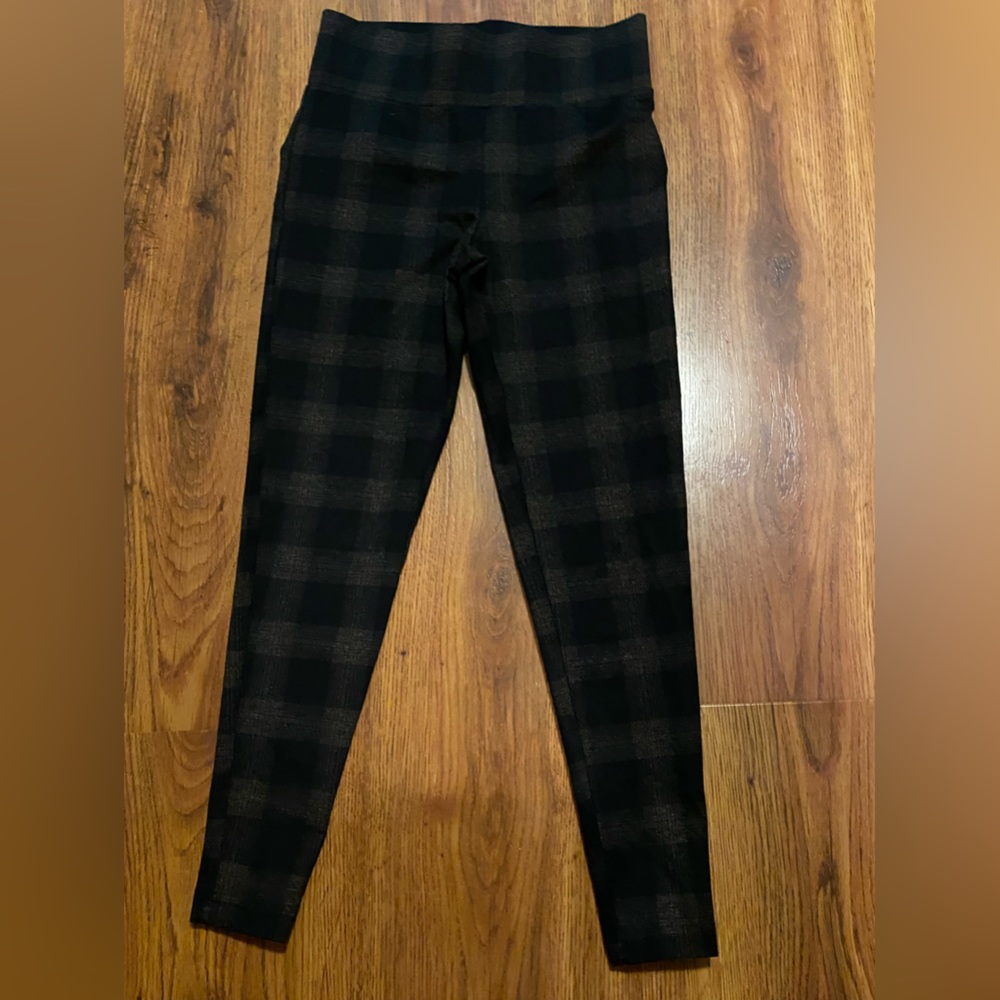 Plaid leggings size S
